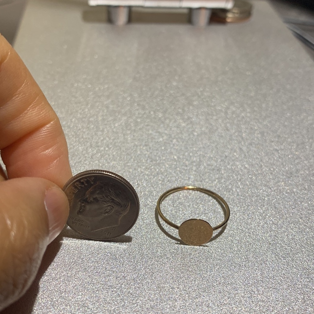 BONY LEVY 14K Yellow Gold Circle Ring - Picture 15 of 15